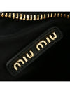 Wander Materasse Nappa Leather Shoulder Bag Black - MIU MIU - BALAAN 7