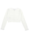 Junior Cardigan 313 934999 002 DECKWASH WHITE - POLO RALPH LAUREN - BALAAN 4