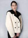 Sailor Wool Ivory Jacket Sailor Wool Ivory JK - DAMAGE MNEMONIC - BALAAN 2