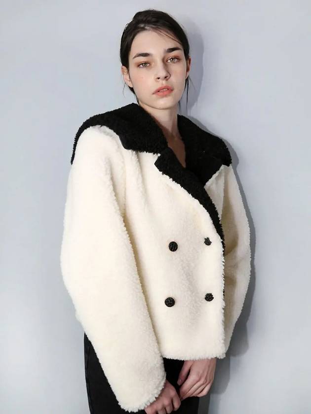 Sailor Wool Jacket Ivory - DAMAGE MNEMONIC - BALAAN 2