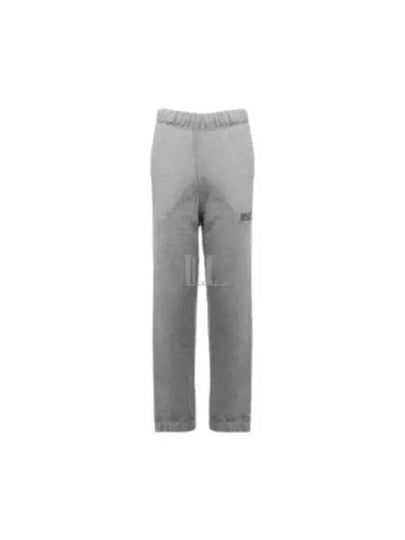 Side Logo Cotton JoGGer Track Pants Grey - GANNI - BALAAN 2