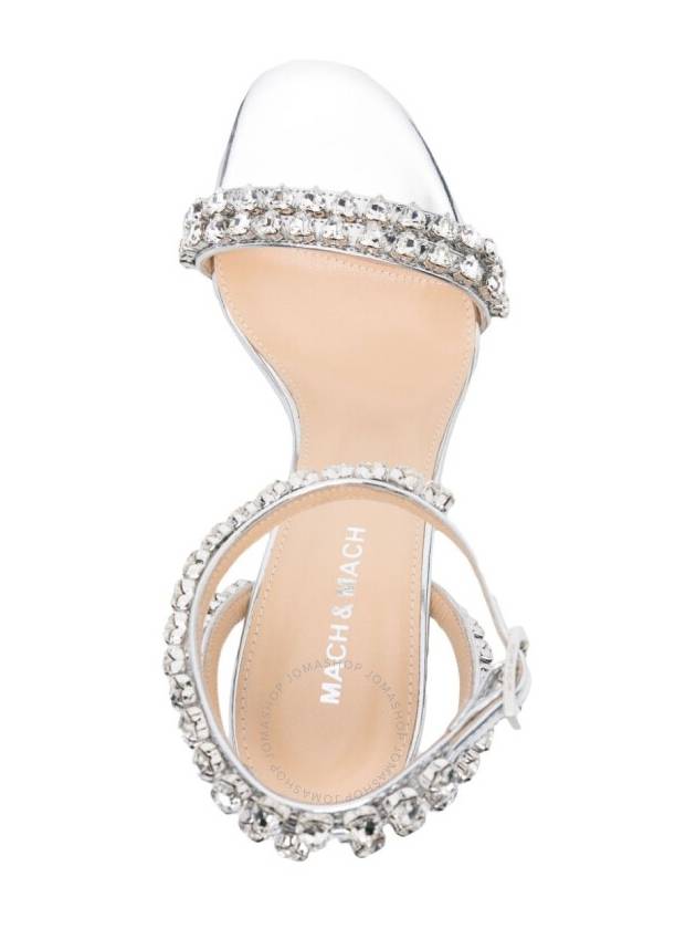 Mach & Mach Crystal Heart Embellished 95Mm Heel Sandal Brand Size 36 US Size 6 - MACH & MACH - BALAAN 3