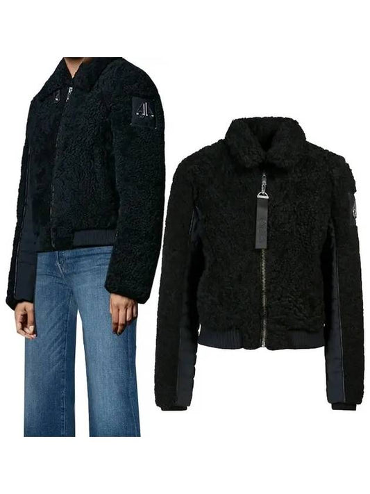 Pontois Fleece Zip-up Jacket Black - MOOSE KNUCKLES - BALAAN 2