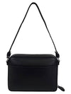 Small Cloud Leather Shoulder Bag Black - COURREGES - BALAAN 3