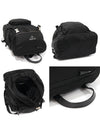 1BZ039 Black Tesuto Pocono Nylon Silver Triangle Logo Bella Backpack - PRADA - BALAAN 5