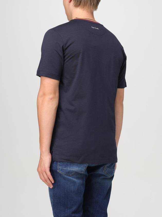 striped trim organic cotton T-shirt - PAUL SMITH - BALAAN 3