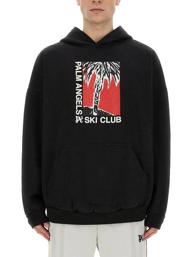 Palm Ski Club Cotton Hoodie PMBB126R24FLE0051001 - PALM ANGELS - BALAAN 2