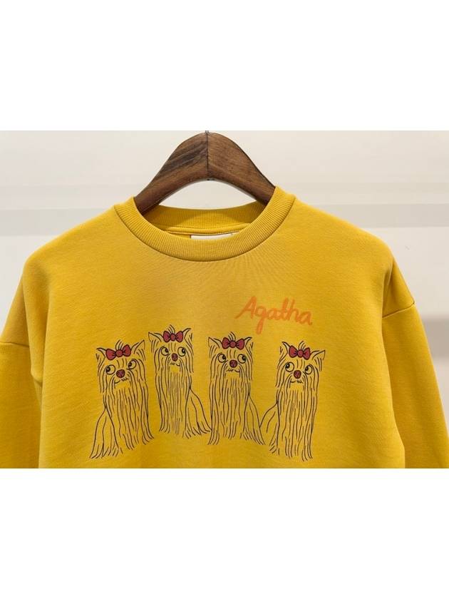 AGATHA DOGS Sweatshirt 2472011423 Yellow - MINI RODINI - BALAAN 2