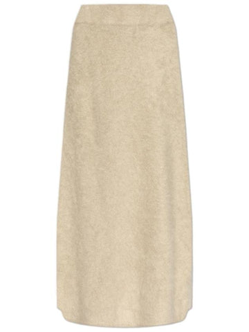 Lisa Yang Cashmere Skirt Asta, Women's, Beige - LISA YANG - BALAAN 1