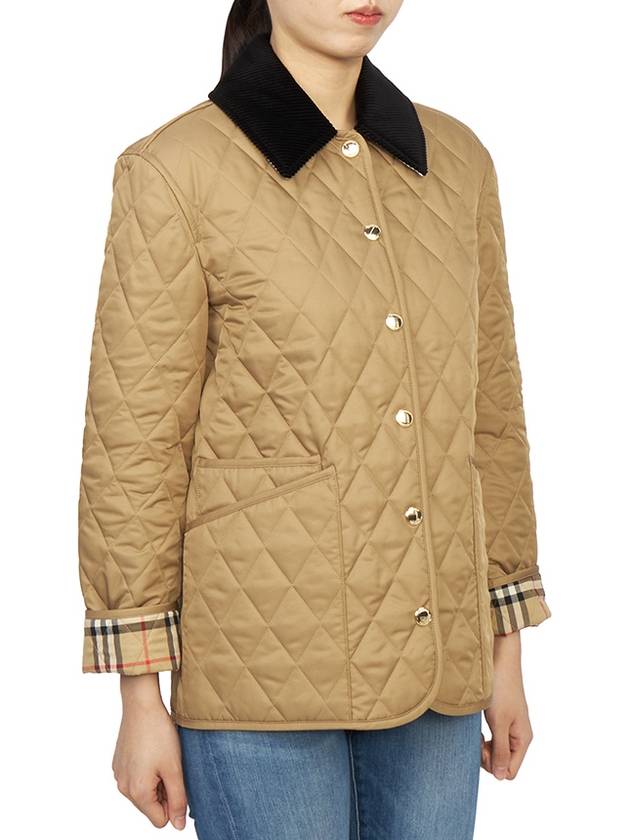 Quilted Jacket Brown - BURBERRY - BALAAN 5