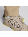 B30 CD Logo Patch Technical Fabric Low Top Sneakers Beige - DIOR - BALAAN 4