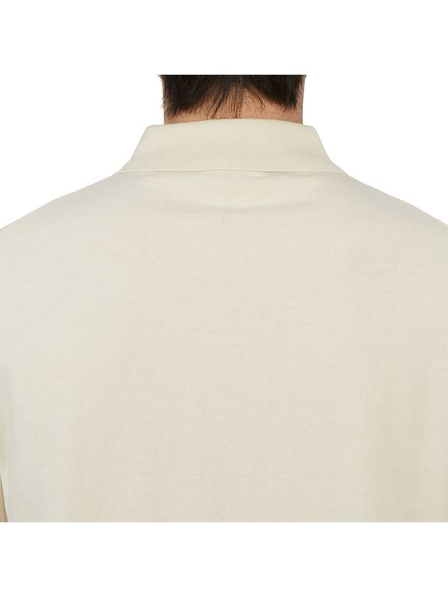 Men's Organic Cotton Polo Shirt Ivory - ANDERSEN-ANDERSEN - BALAAN 8