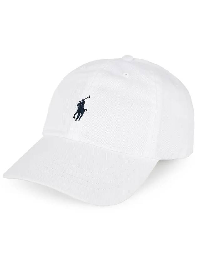 Embroidered Pony Ball Cap White - POLO RALPH LAUREN - BALAAN 3