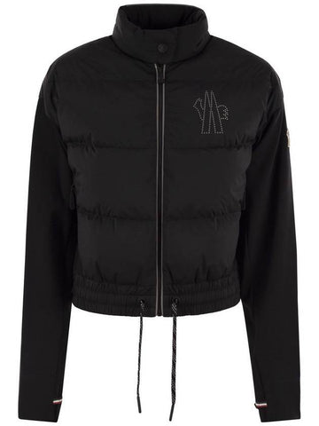 Padded zip up jacket black - MONCLER - BALAAN 1