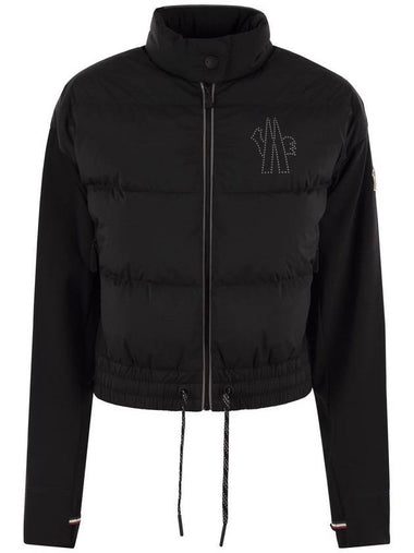 Grenoble Padded Zip-Up Sweatshirt Black - MONCLER - BALAAN 1