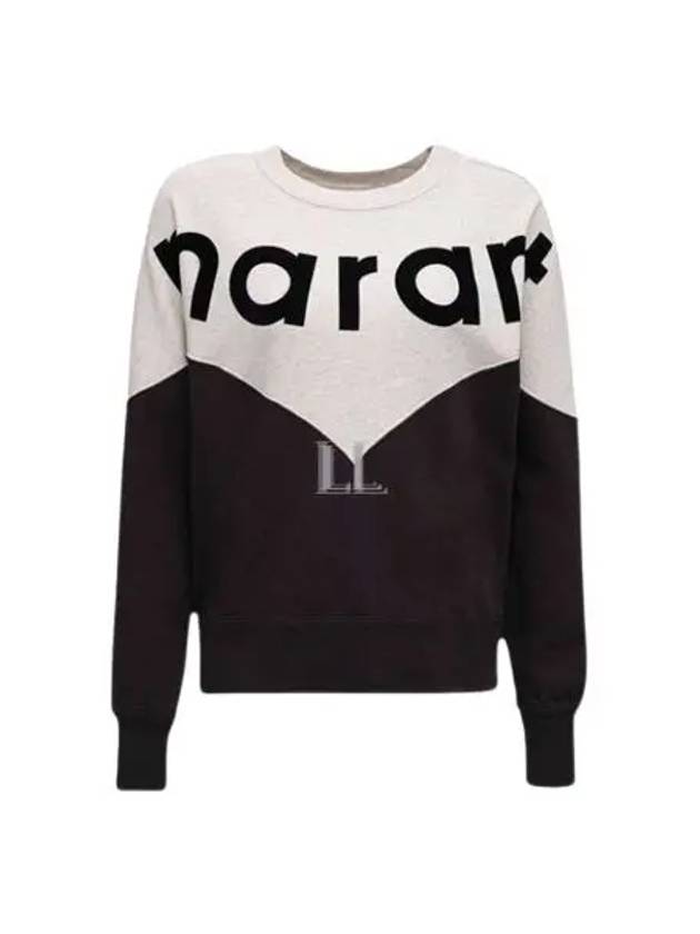 Howley Two Tone Logo Sweatshirt Faded Black - ISABEL MARANT - BALAAN 2