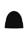 Logo Patch Knit Beanie Black - VERSACE - BALAAN 3