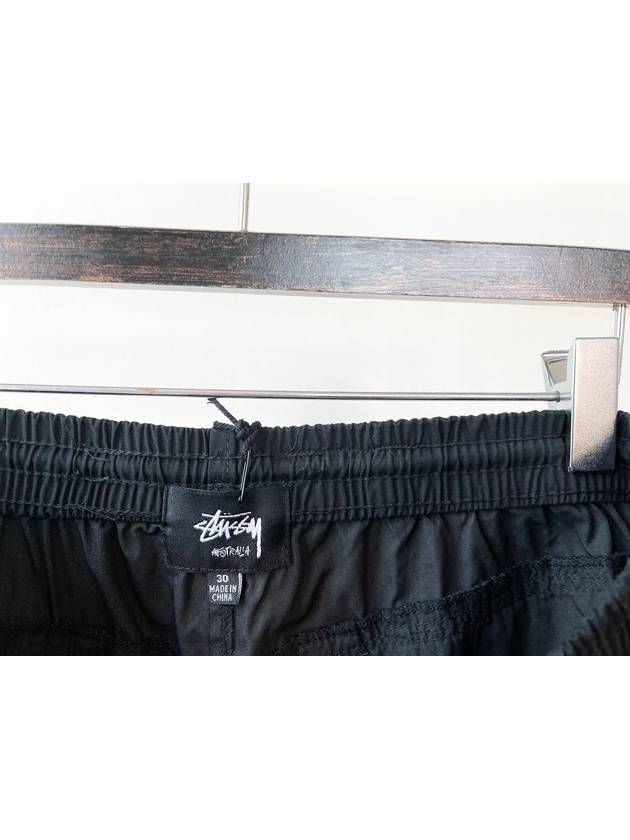 Men's Basic Stock Beach Shorts Black - STUSSY - BALAAN 6