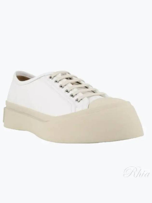 Pablo Platform Nappa Leather Low Top Sneakers Lilywhite - MARNI - BALAAN 2