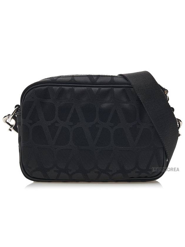 Tech Fabric Shoulder Bag Black - VALENTINO - BALAAN 4