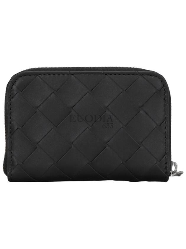 Zipper Coin Purse Black - BOTTEGA VENETA - BALAAN 4