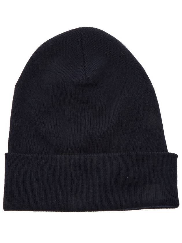 Grenoble Wool Beanie Navy - MONCLER - BALAAN.