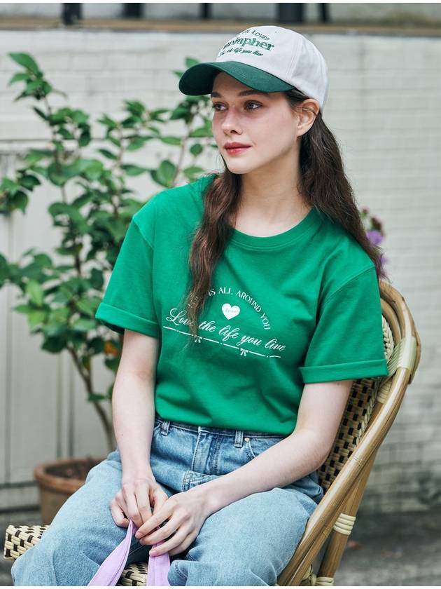 MET love present t shirt green - METAPHER - BALAAN 5