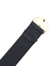 Medusa Buckle Leather Belt Black - VERSACE - BALAAN 8