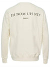 Women's Close Print Sweatshirt NUW18296 - IH NOM UH NIT - BALAAN 10