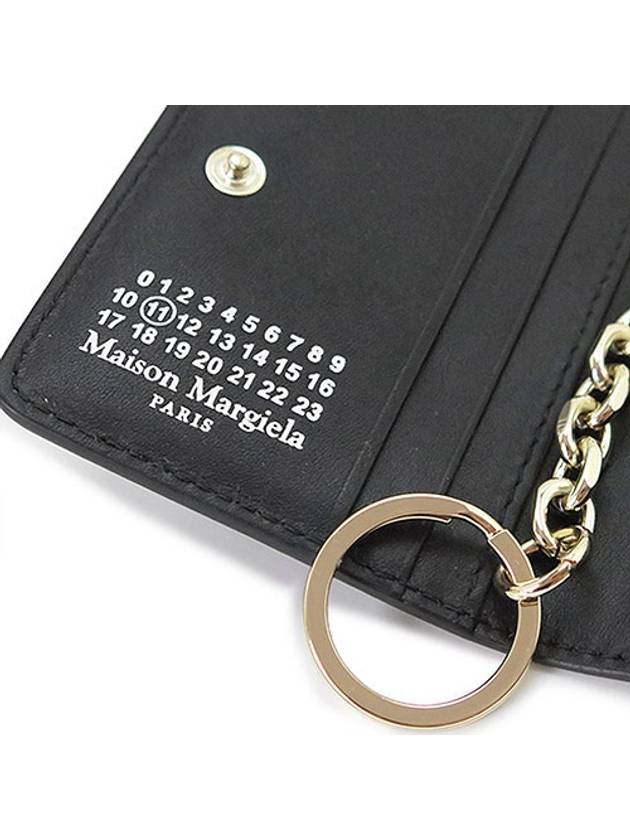 Stitch Keyring Card Wallet Black - MAISON MARGIELA - BALAAN 10