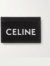 Lettering Logo Printing Card Wallet Black - CELINE - BALAAN 2