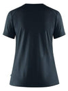 Women's Abisko Wool Short Sleeve T-Shirt Dark Navy - FJALL RAVEN - BALAAN 3