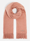 Wool Fringe Scarf Rose Melange - ACNE STUDIOS - BALAAN 5