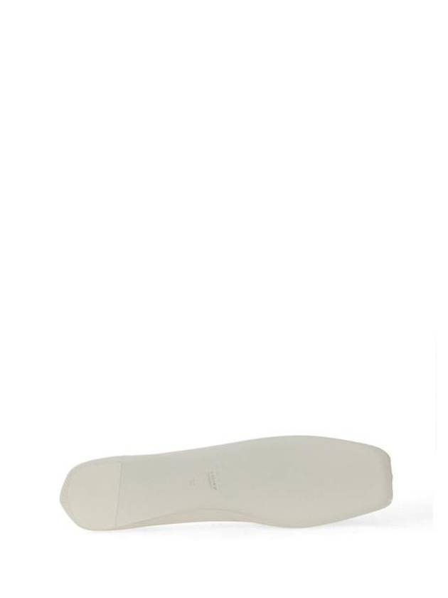 Bow Embossed Leather Ballerina White - MARNI - BALAAN 7