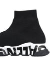 Speed Midsole Graffiti High Top Sneakers White Black - BALENCIAGA - BALAAN 7