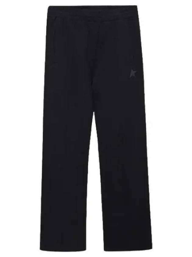 Star Logo Sweat Track Pants Black - GOLDEN GOOSE - BALAAN 2