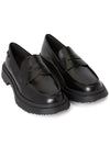 Women's Walden Leather Loafers Black - CAMPER - BALAAN 4