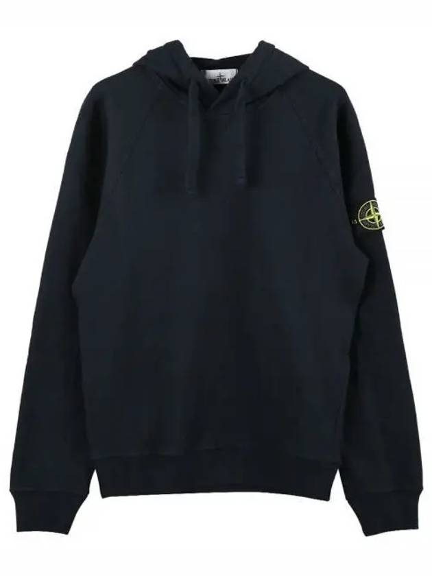 Men's Wappen Patch OLD Treatment Cotton Hoodie Navy - STONE ISLAND - BALAAN 2