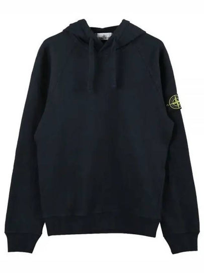 Men's Wappen Patch OLD Treatment Cotton Hoodie Navy - STONE ISLAND - BALAAN 2