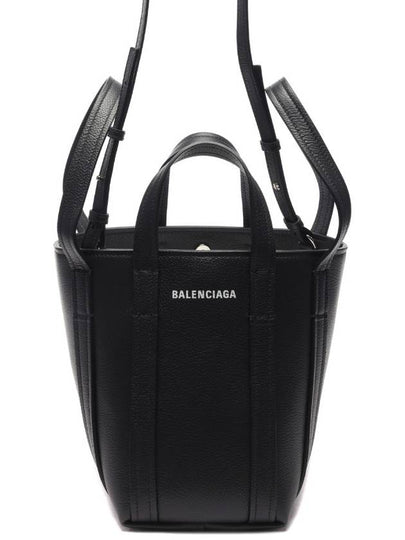 Everyday XS Grained Calfskin Shoulder Tote Bag Black - BALENCIAGA - BALAAN 2