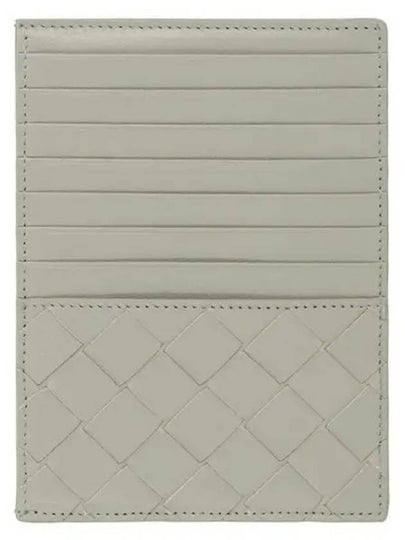 Intrecciato Coin Pocket Leather Card Wallet Grey - BOTTEGA VENETA - BALAAN 2