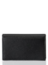 Men's Logo Saffiano Font Logo Business Card Card Wallet Black 2MC122 - PRADA - BALAAN 3