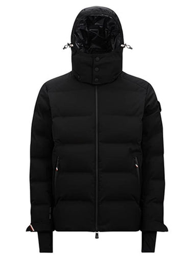 Men's Montgetech Hooded Down Ski Padding Black - MONCLER - BALAAN 1