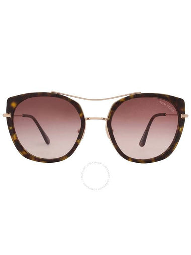 Tom Ford Joey Brown Gradient Cat Eye Ladies Sunglasses FT0760 52F 56 - TOM FORD - BALAAN 1