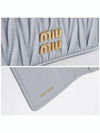 Matelasse Nappa Leather Card Wallet Grey - MIU MIU - BALAAN 6