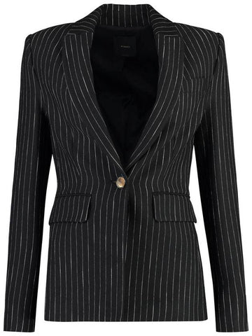 Pinko Single-Breasted One Button Jacket - PINKO - BALAAN 1