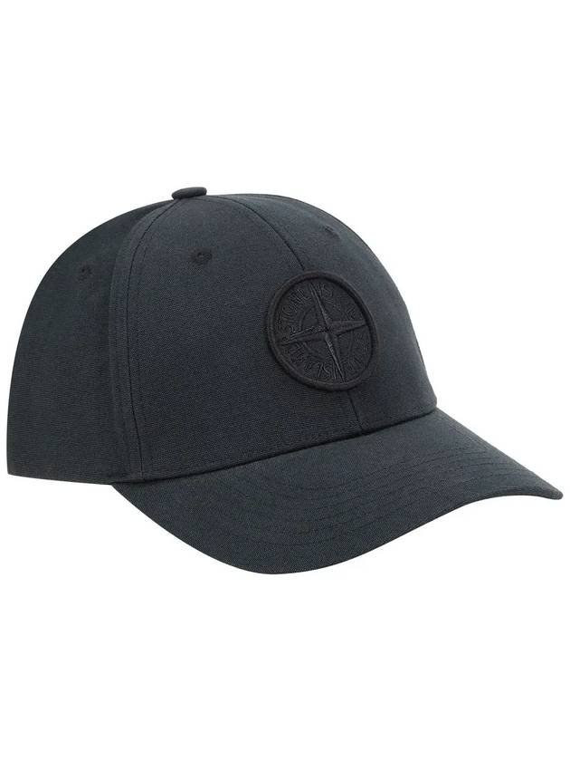 6 Panel Ball Cap Black - STONE ISLAND - BALAAN 3