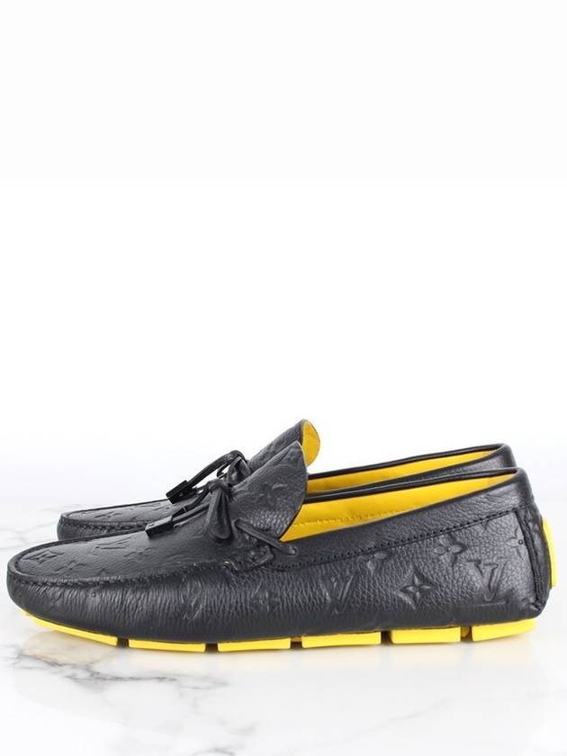 LV x YK Driver Moccasin Black 9 280 - LOUIS VUITTON - BALAAN 5