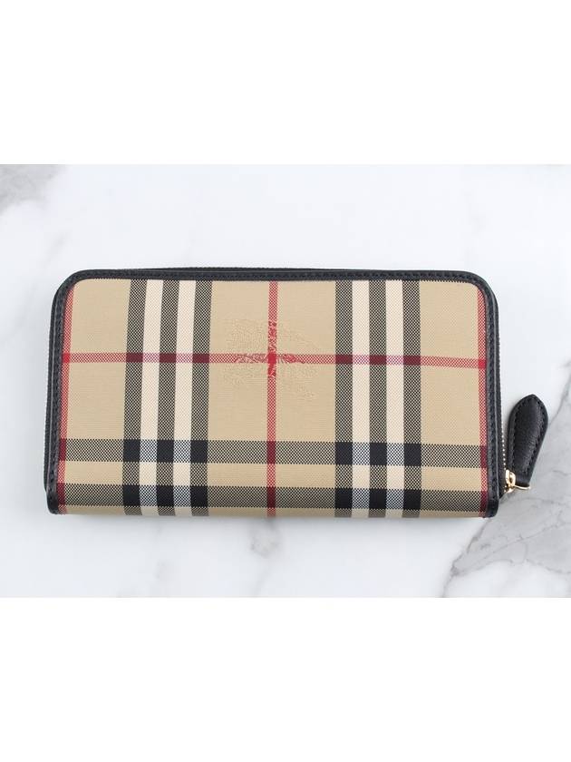 Vintage check zipper long wallet - BURBERRY - BALAAN 3