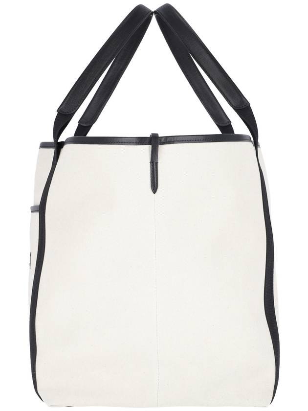 Biarritz Shopper Large Tote Bag Cream - BALENCIAGA - BALAAN 6